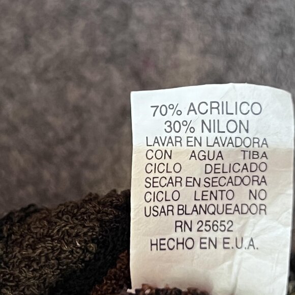 VTG Protege Mens 2XL 3D Knit Sweater Coogi Style Cosby Crewneck Textured Brown - Picture 5 of 9